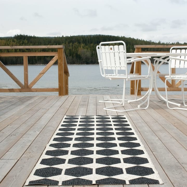 Anna svart gulvteppe, 70x200 cm Brita Sweden