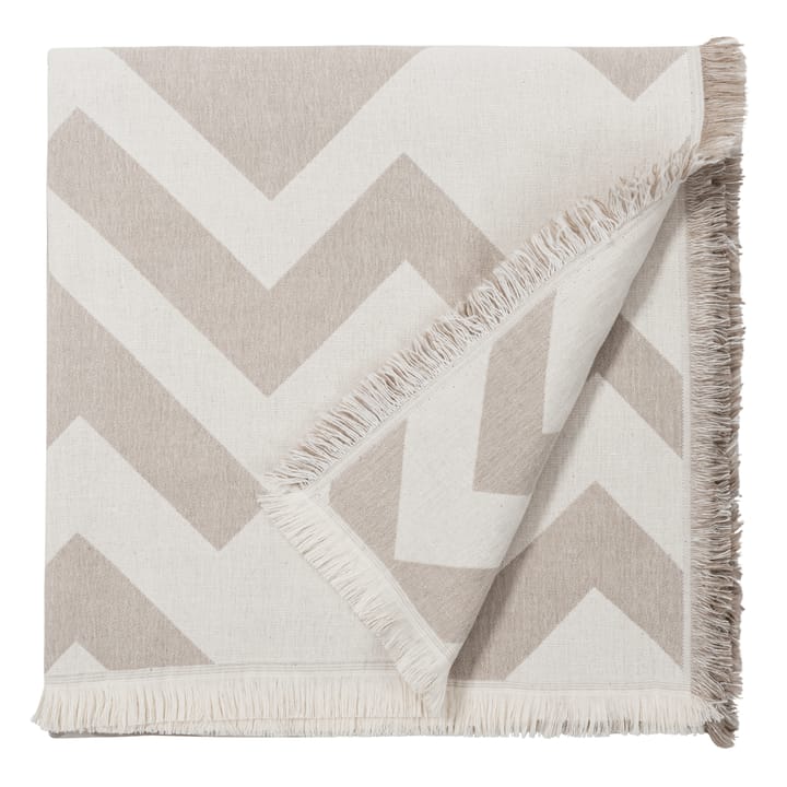 Florens bomullspledd, Greige (beige) Brita Sweden