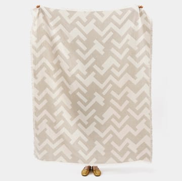 Florens bomullspledd - Greige (beige) - Brita Sweden