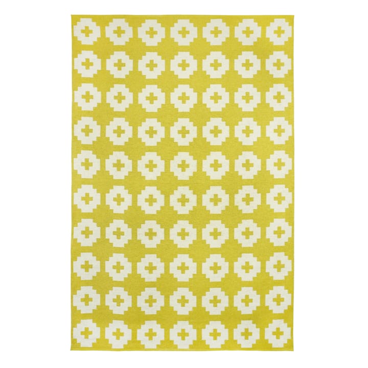 Flower gulvteppe stort sun (gult) - 170x250 cm - Brita Sweden