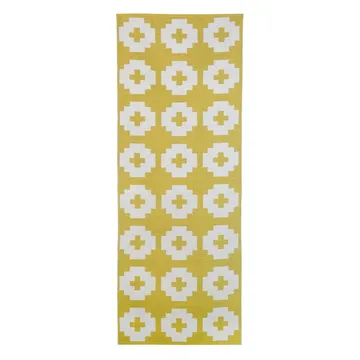 Flower gulvteppe sun (gult) - 70x100 cm - Brita Sweden