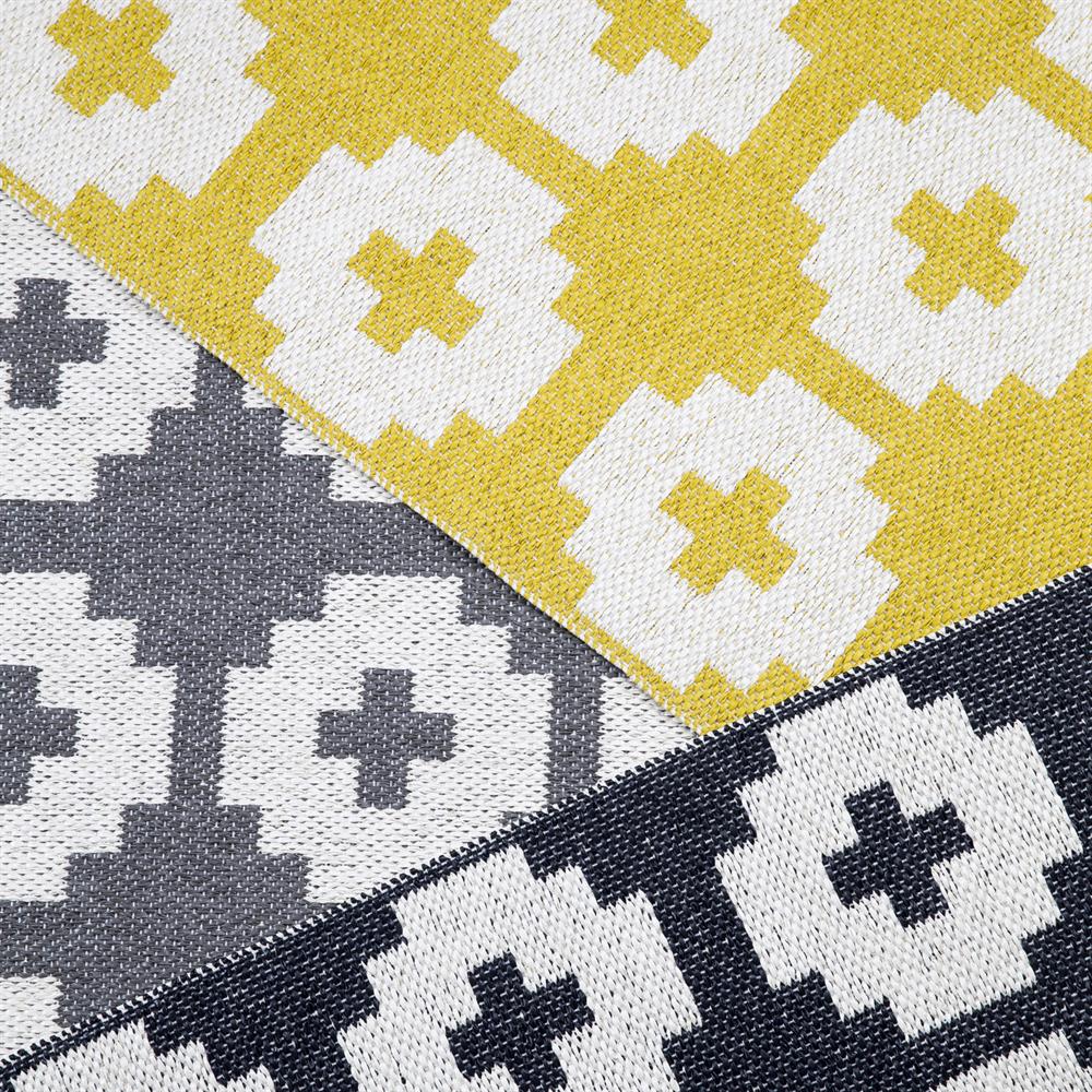 Flower gulvteppe sun (gult), 70x100 cm Brita Sweden