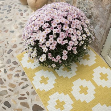 Flower gulvteppe sun (gult) - 70x100 cm - Brita Sweden