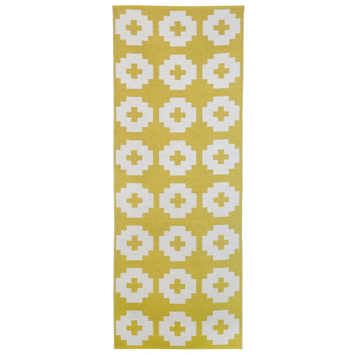 Flower gulvteppe sun (gult) - 70x150 cm - Brita Sweden