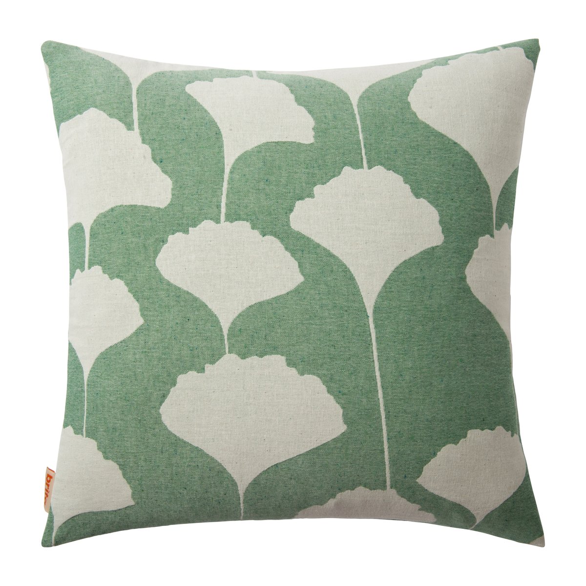 Bilde av Brita Sweden Ginko putetrekk 50x50 cm Grønn-hvit (Emerald)