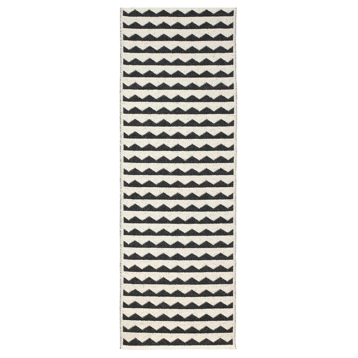 Gittan gulvteppe svart 70x150 cm
