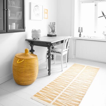 Helmi gul gulvteppe - 70x200 cm - Brita Sweden