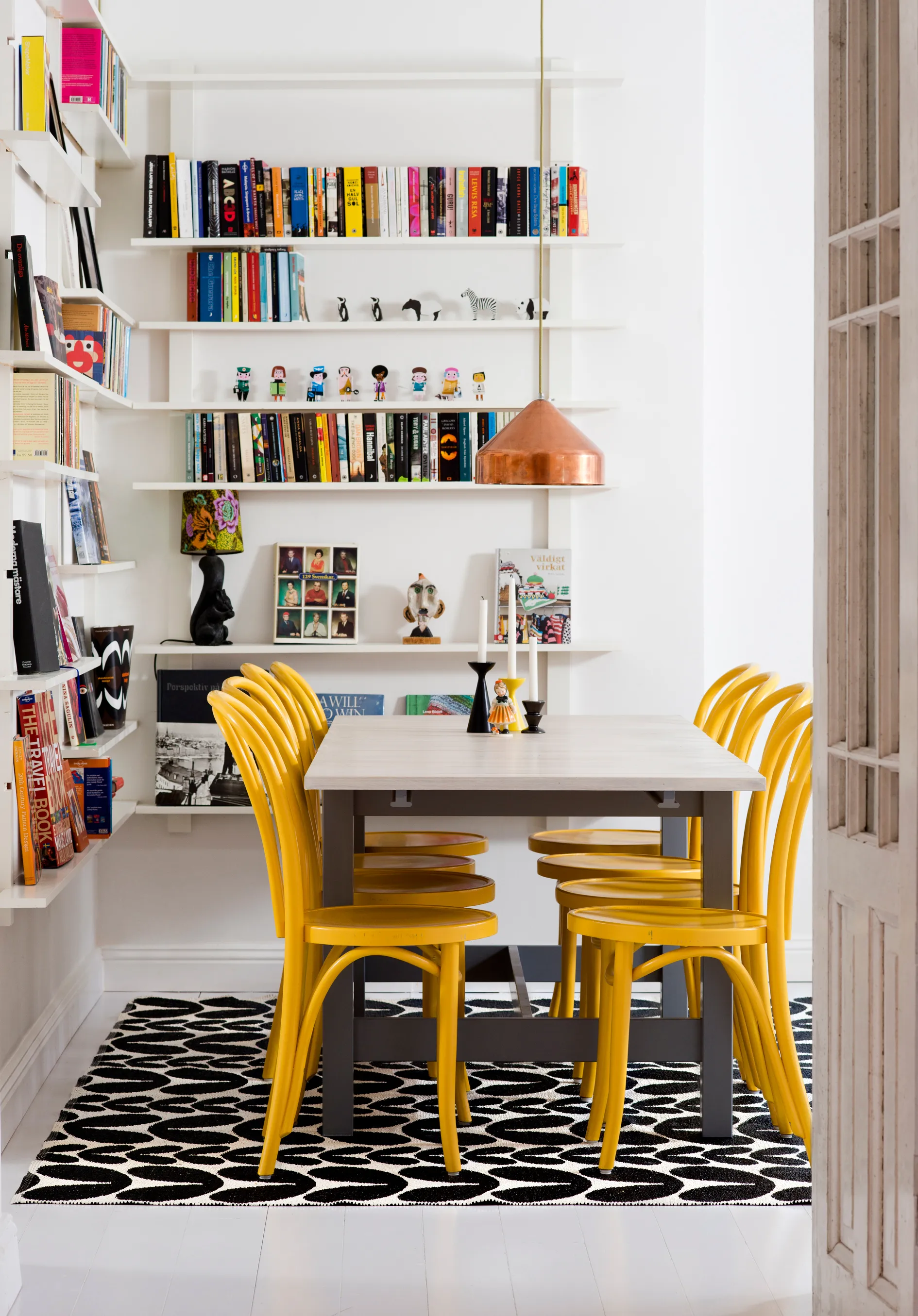 Karin gulvteppe svart, 70 x 200 cm Brita Sweden