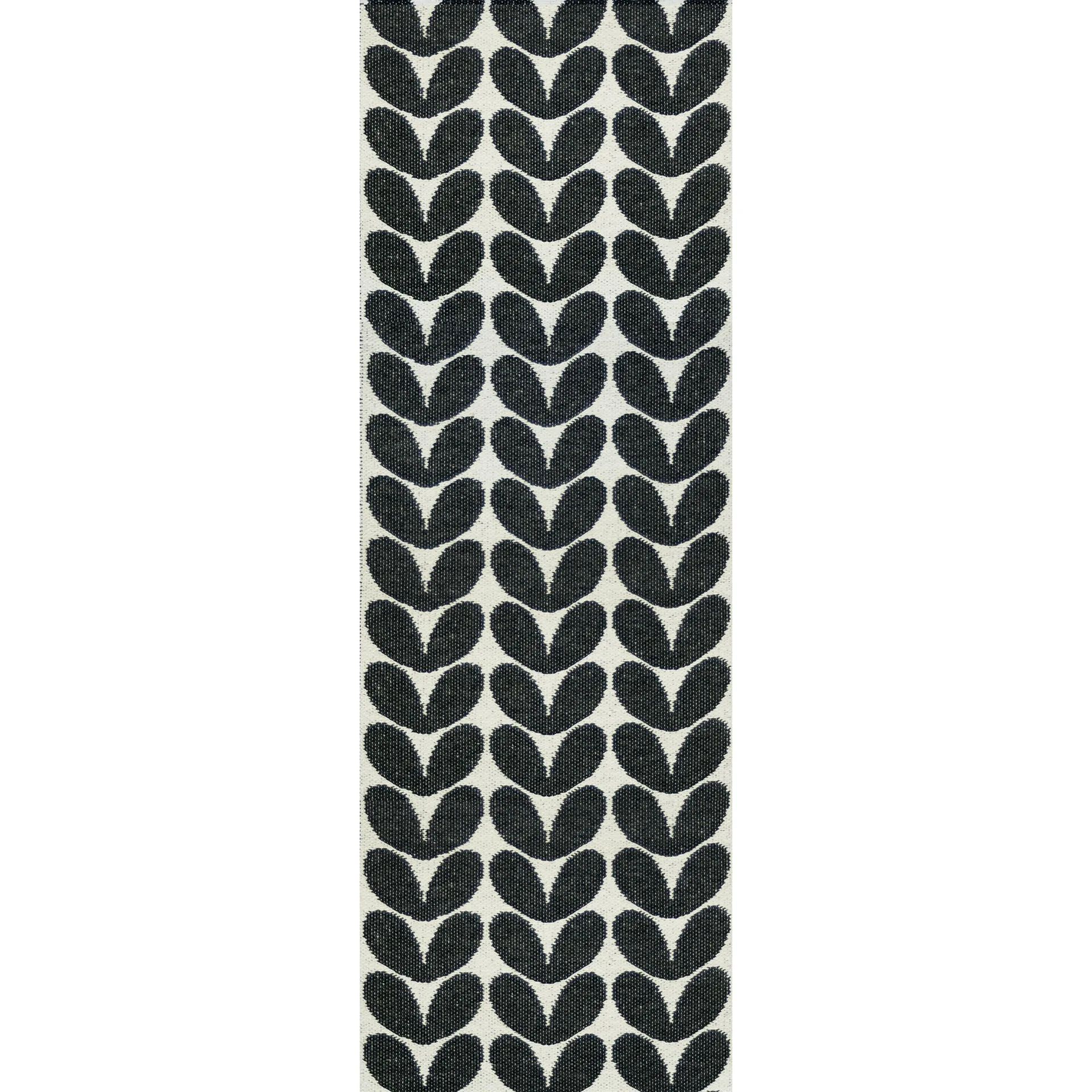 Karin gulvteppe svart, 70x150 cm Brita Sweden