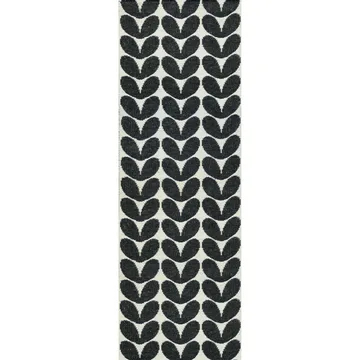 Karin gulvteppe svart - 70x150 cm - Brita Sweden