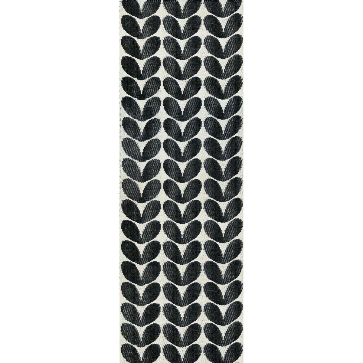 Bilde av Brita Sweden Karin gulvteppe svart 70x150 cm