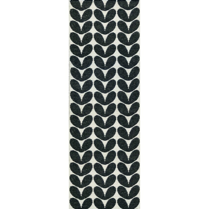 Karin gulvteppe svart - 70x200 cm - Brita Sweden