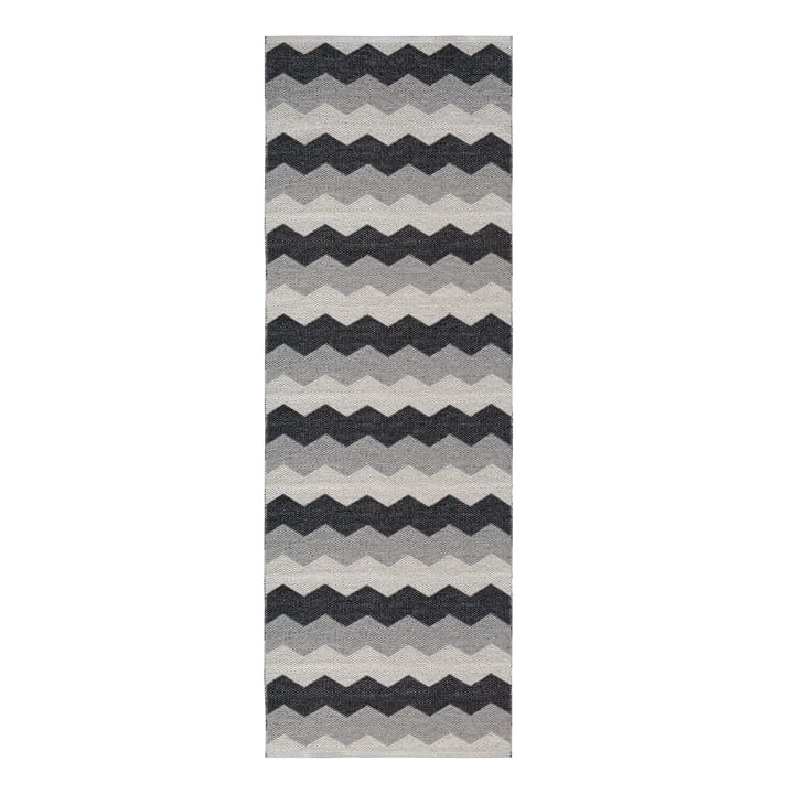 Luppio gulvteppe haze (grå-sort) - 70x200 cm - Brita Sweden