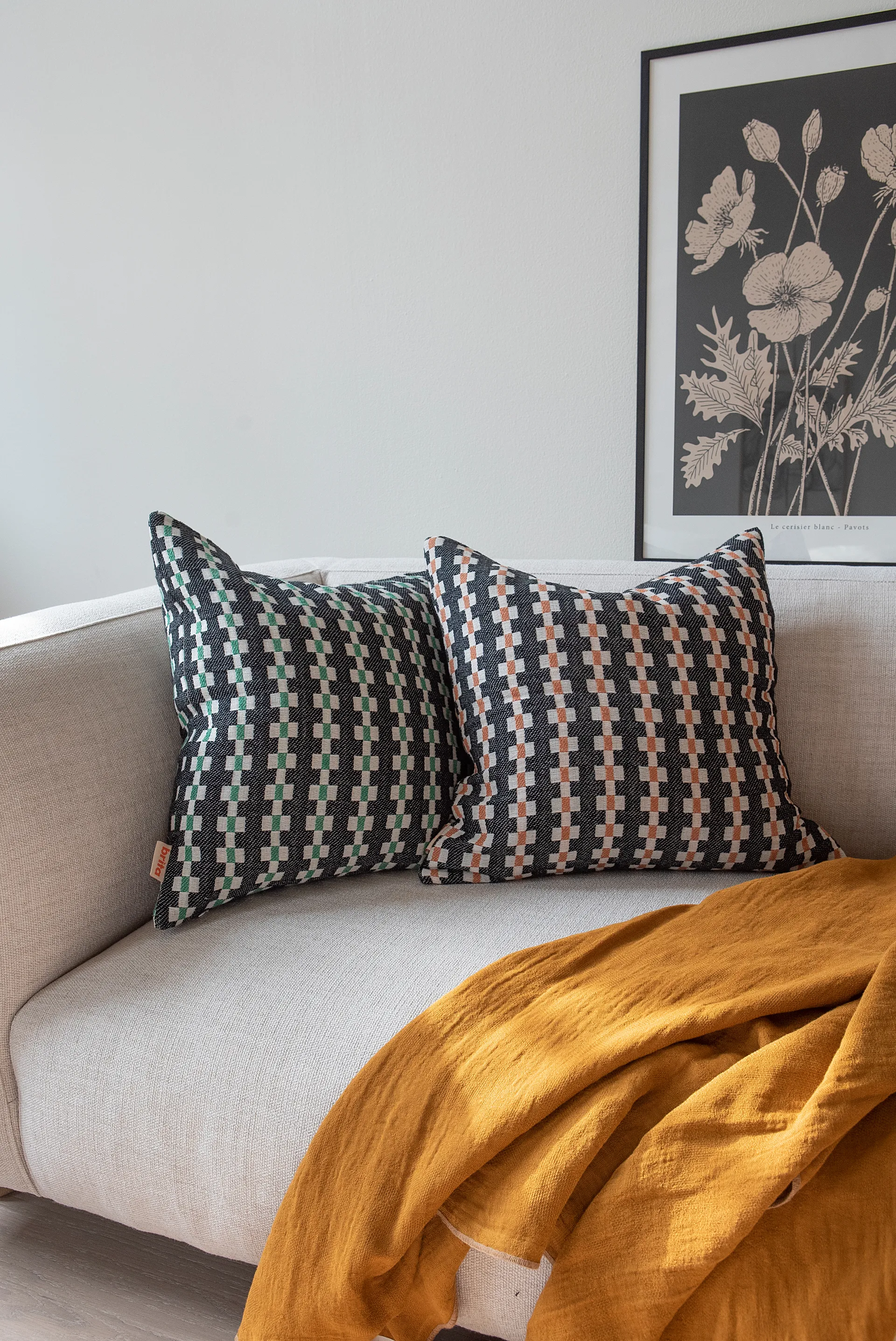 Marta putetrekk, Green, 50x50 cm Brita Sweden