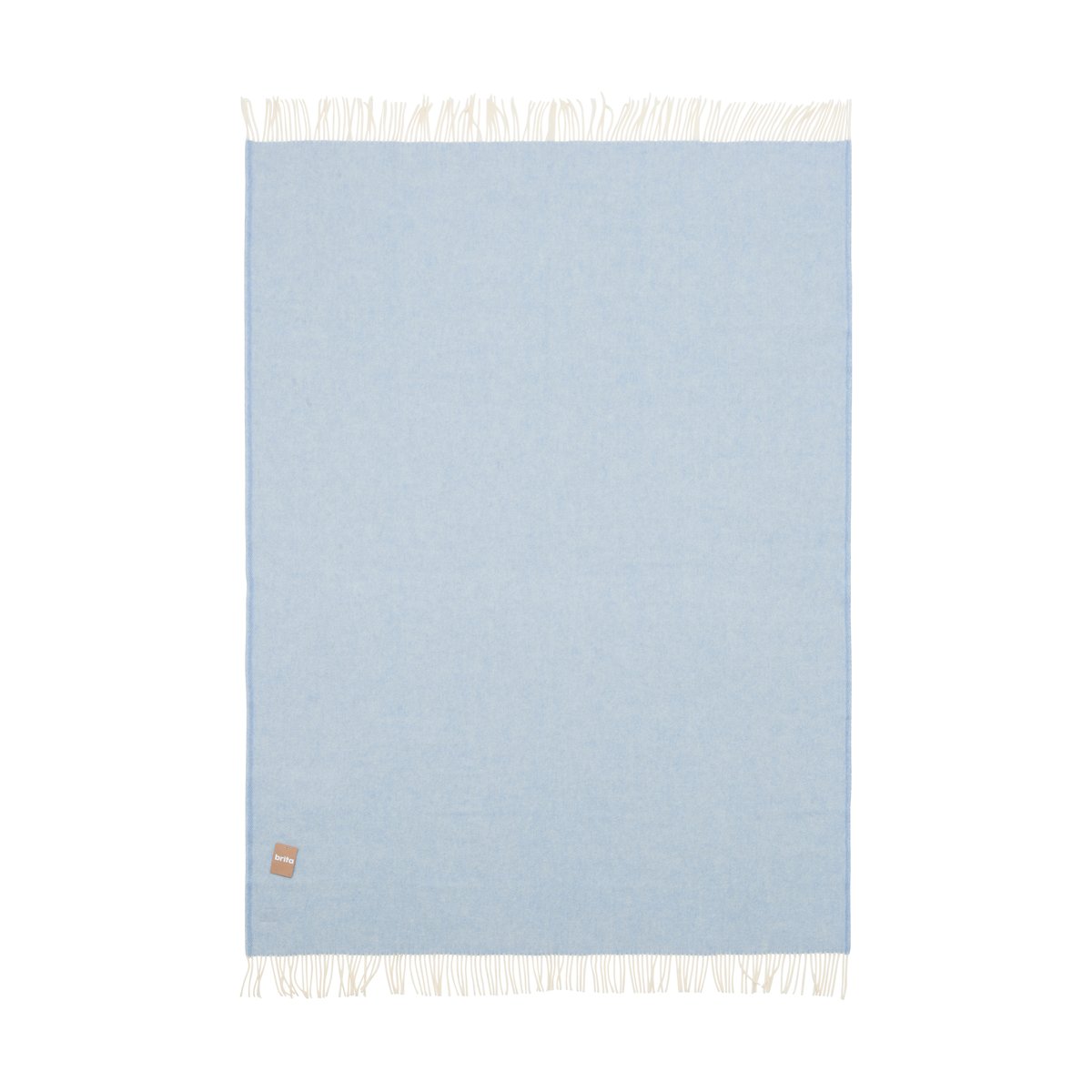 Bilde av Brita Sweden Mono ullpledd 170x130 cm Mist