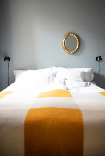 Pop ullpledd 130 x 200 cm - Gul - Brita Sweden