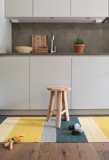 Seasons gulvteppe plast 70x300 cm - sunny (gul) - Brita Sweden