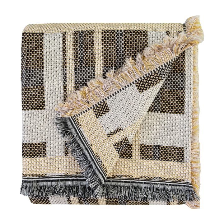 Tradition bomullspledd 130 x 170 cm - Gul - Brita Sweden