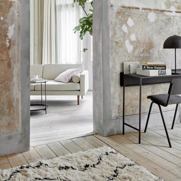 Angar teppe hvit-svart - 140x200 cm - Broste Copenhagen