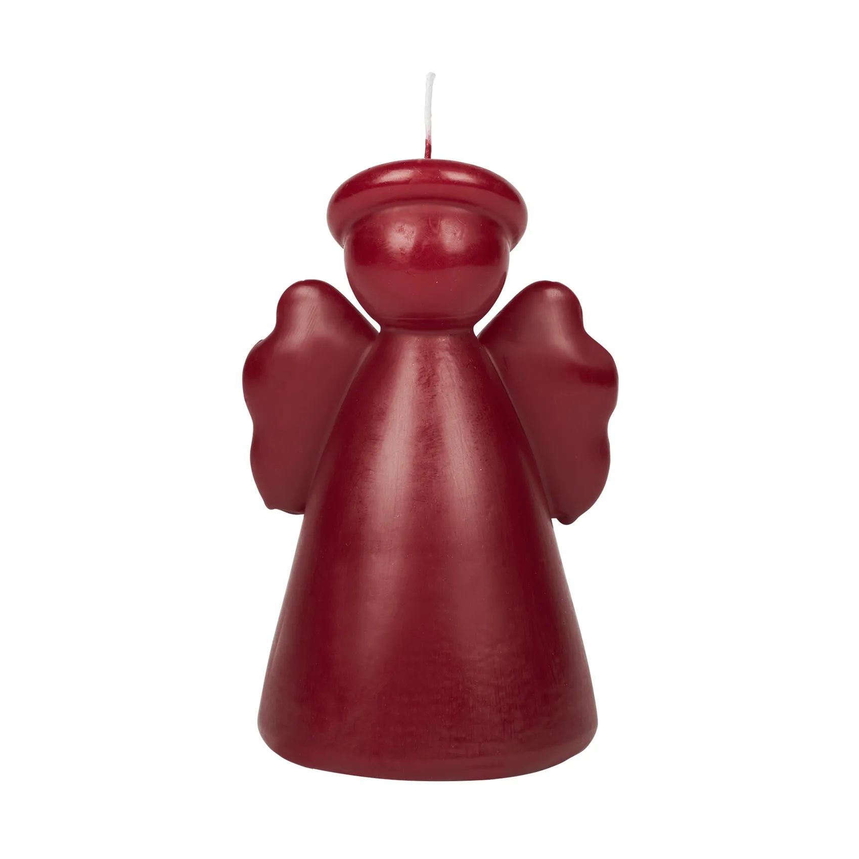 Angel sculpture lys 14 cm, Burgundy Broste Copenhagen
