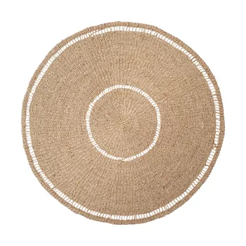Anina teppe sjøgress Ø 120 cm - Natural - Broste Copenhagen