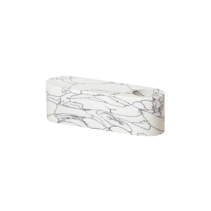 Anna lysestake marmor lav - Hvit-svart - Broste Copenhagen