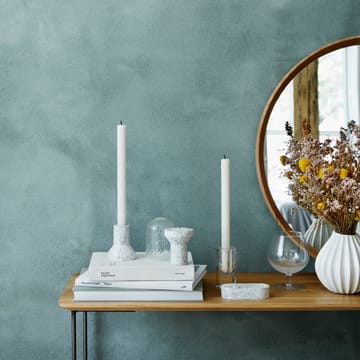 Anna telysestake marmor - Hvit-svart - Broste Copenhagen