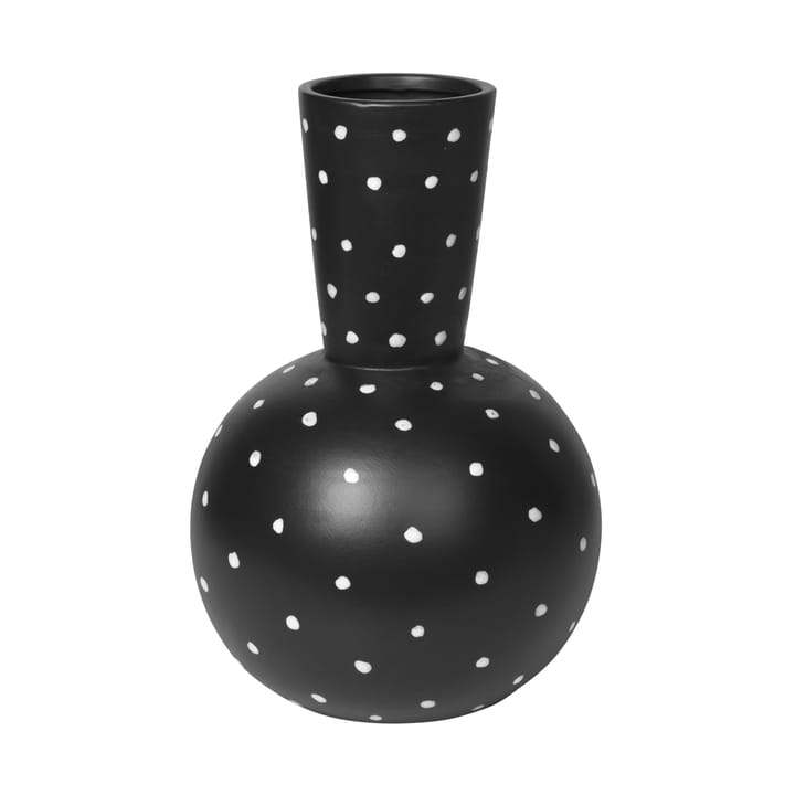 Bella keramikvase 35 cm, Turkish coffee black Broste Copenhagen