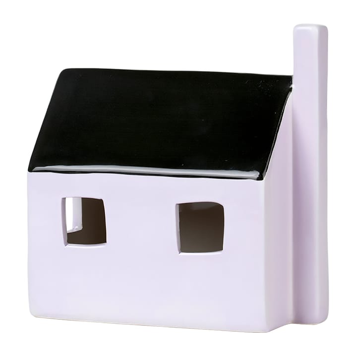 Bo dekorationshus 13,2x18 cm - Light purple-forest green - Broste Copenhagen