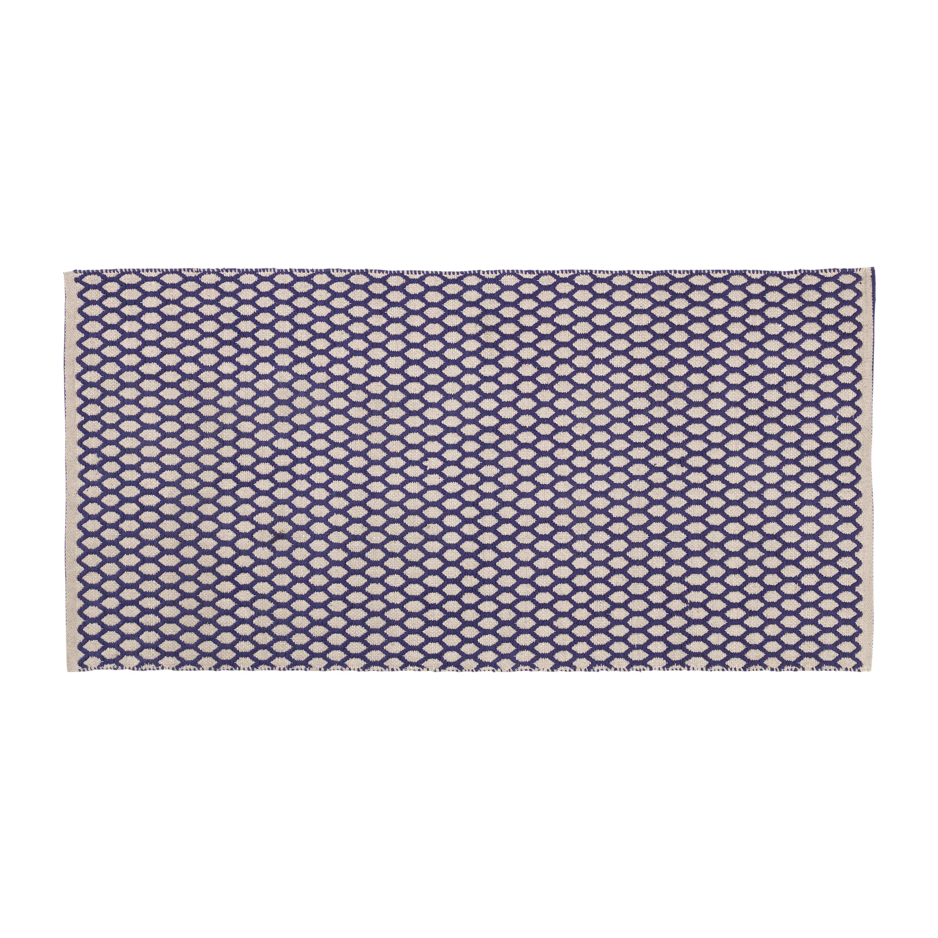 Boris teppe 70 x 140 cm, Maritime blue Broste Copenhagen
