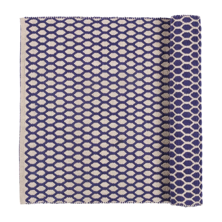 Boris teppe 70 x 140 cm, Maritime blue Broste Copenhagen