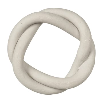 Braid serviettring Ø 6,5 cm 6-pakning - Light beige - Broste Copenhagen