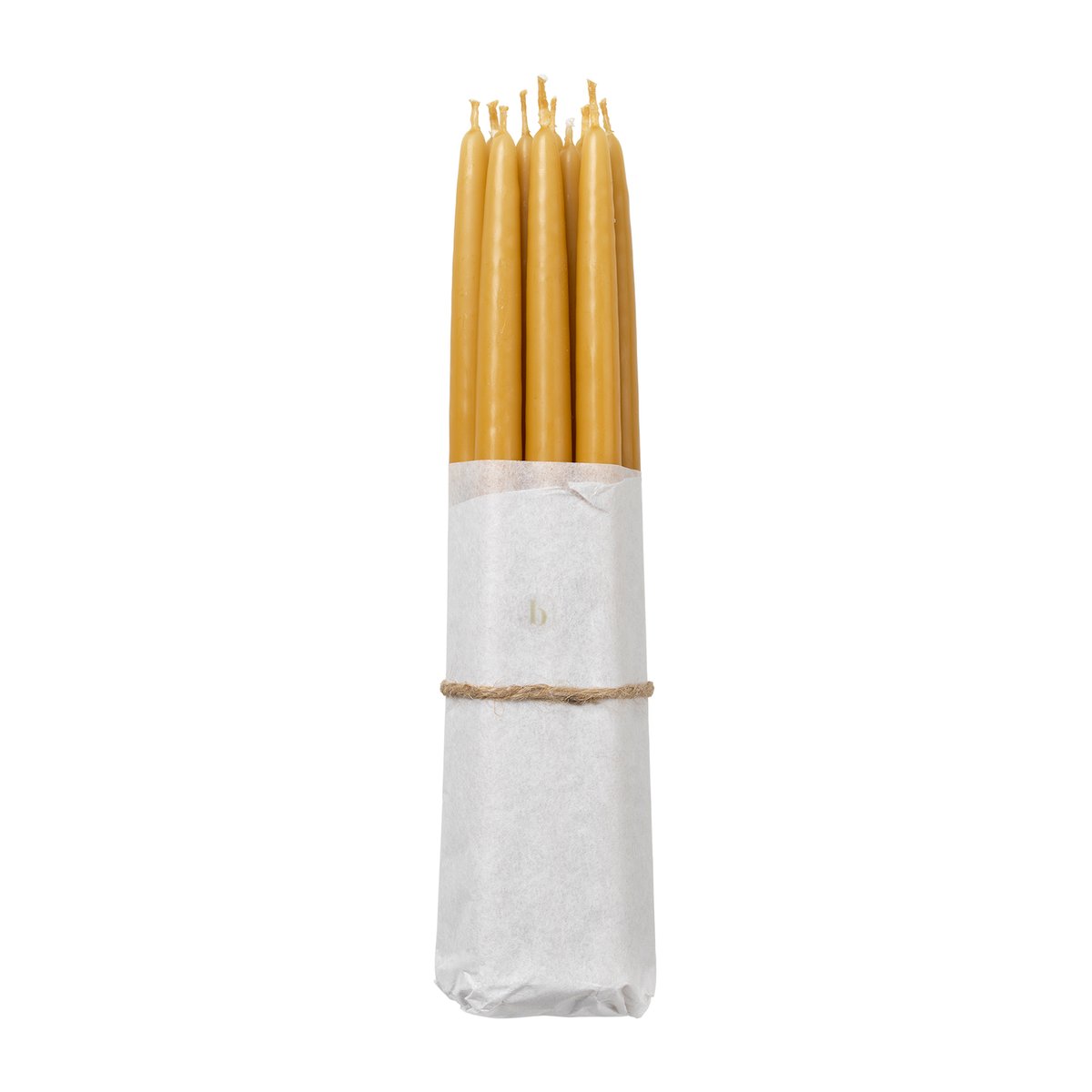 Broste Copenhagen Broste Copenhagen dyppet antikklys 10-pk Golden yellow