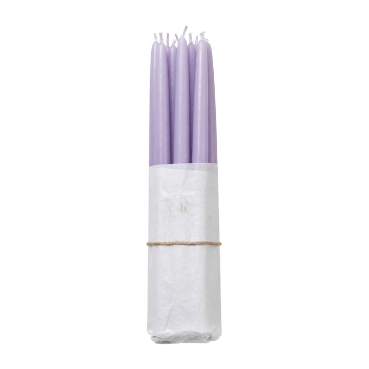 Broste Copenhagen dyppet antikklys 10-pk  - Orchid light purple - Broste Copenhagen