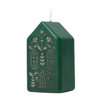 Casa blokklys - Dark Green-Gold - Broste Copenhagen