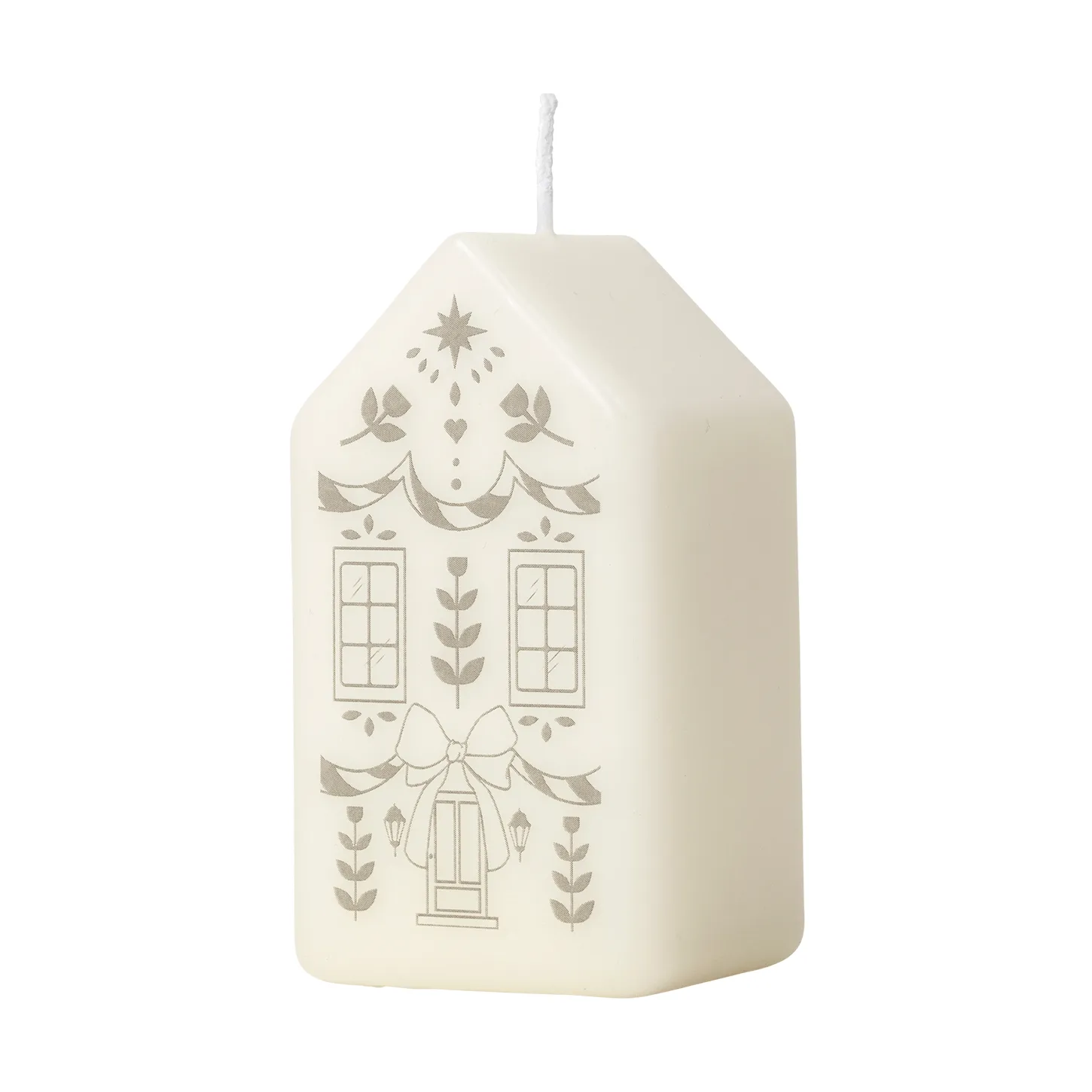 Casa blokklys, White-Silver Broste Copenhagen