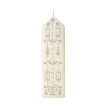 Casa kalenderlys - White-Silver - Broste Copenhagen