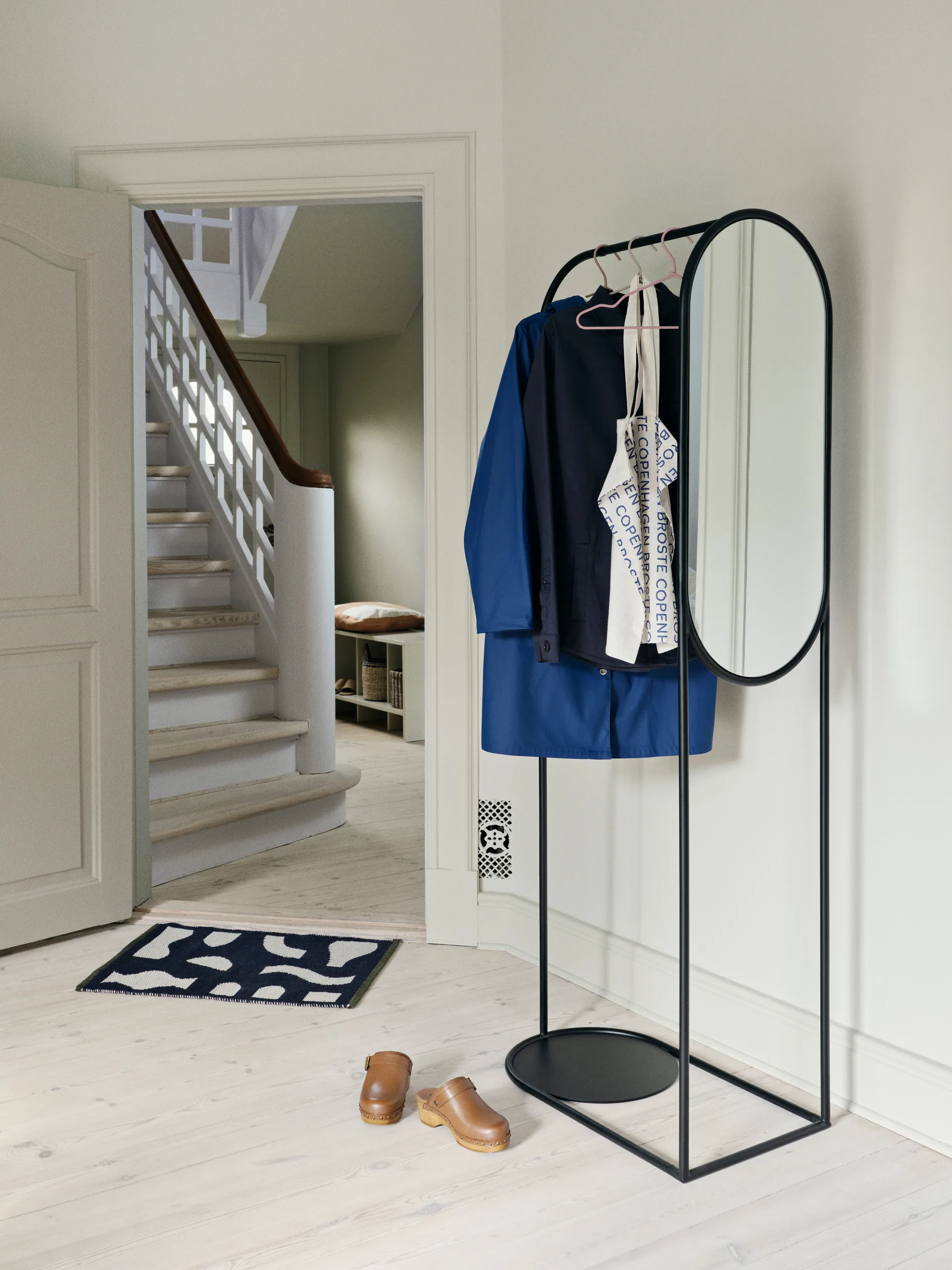 Ceres dørmatte 50 x 70 cm, Recycled pet blue Broste Copenhagen