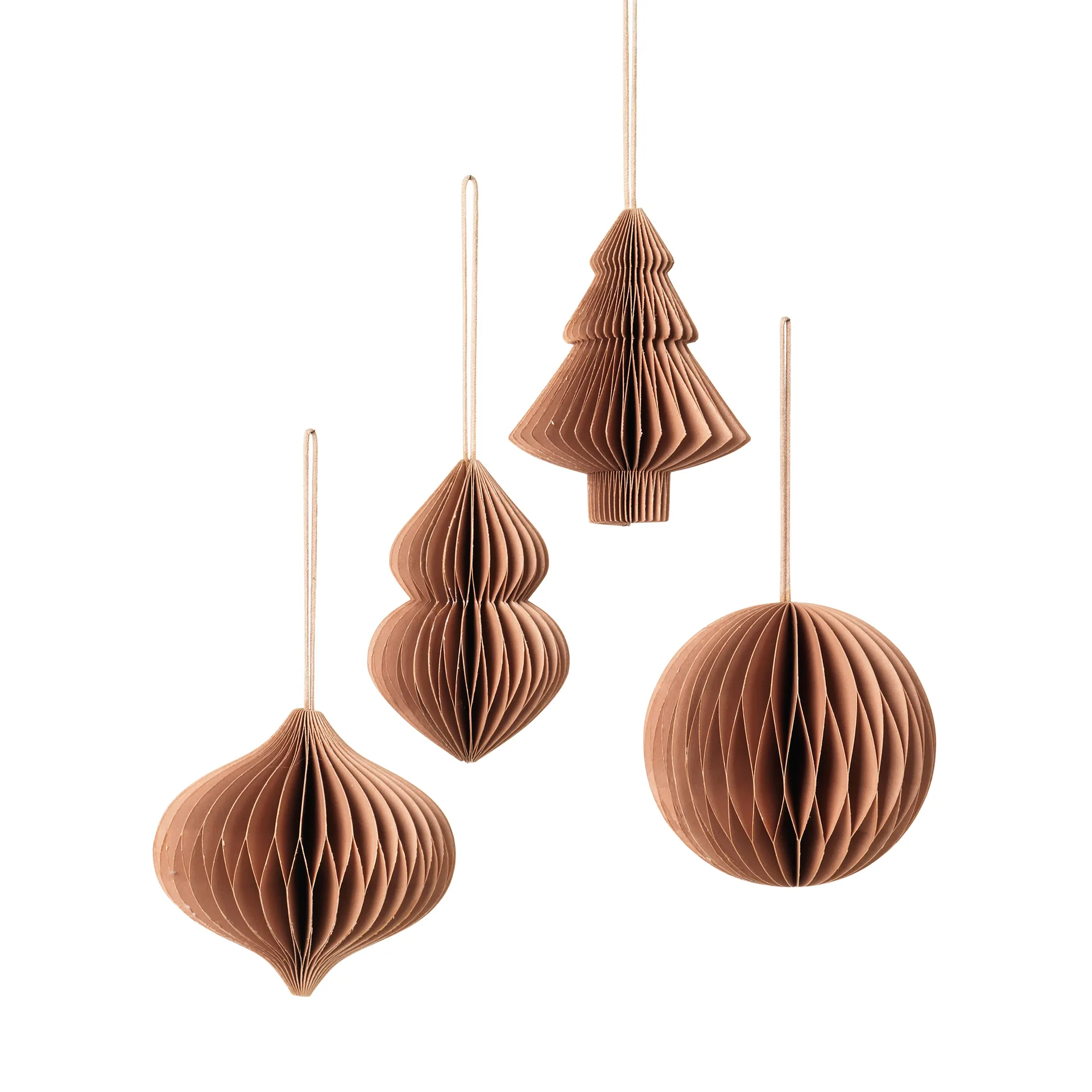 Christmas mix juldekorasjon 4 deler Indian tan Broste Copenhagen