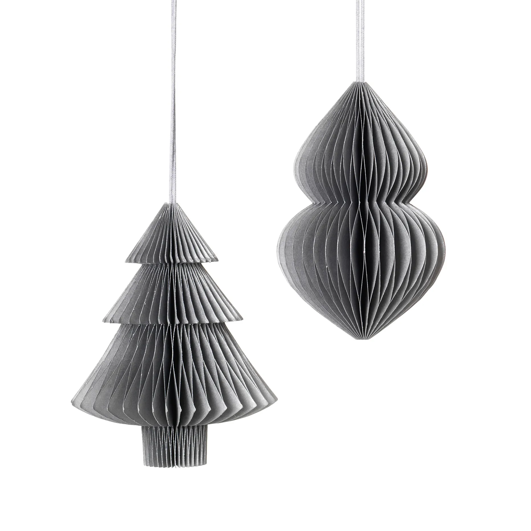 Christmas mix juletre-juldekorasjon 2 deler Silver Broste Copenhagen