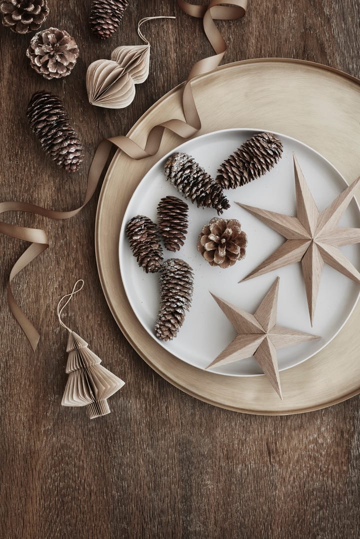 Christmas mix juletre-juldekorasjon 2 stk. - Natural brown - Broste Copenhagen