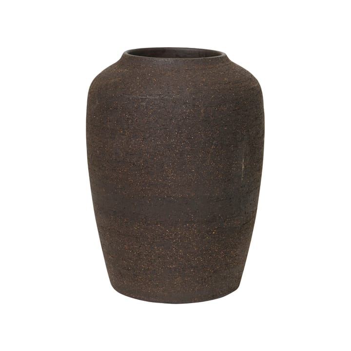 Cph Curve keramikvase 24,5 cm - Raw brown - Broste Copenhagen