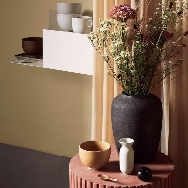 Cph Curve keramikvase 24,5 cm, Raw brown Broste Copenhagen