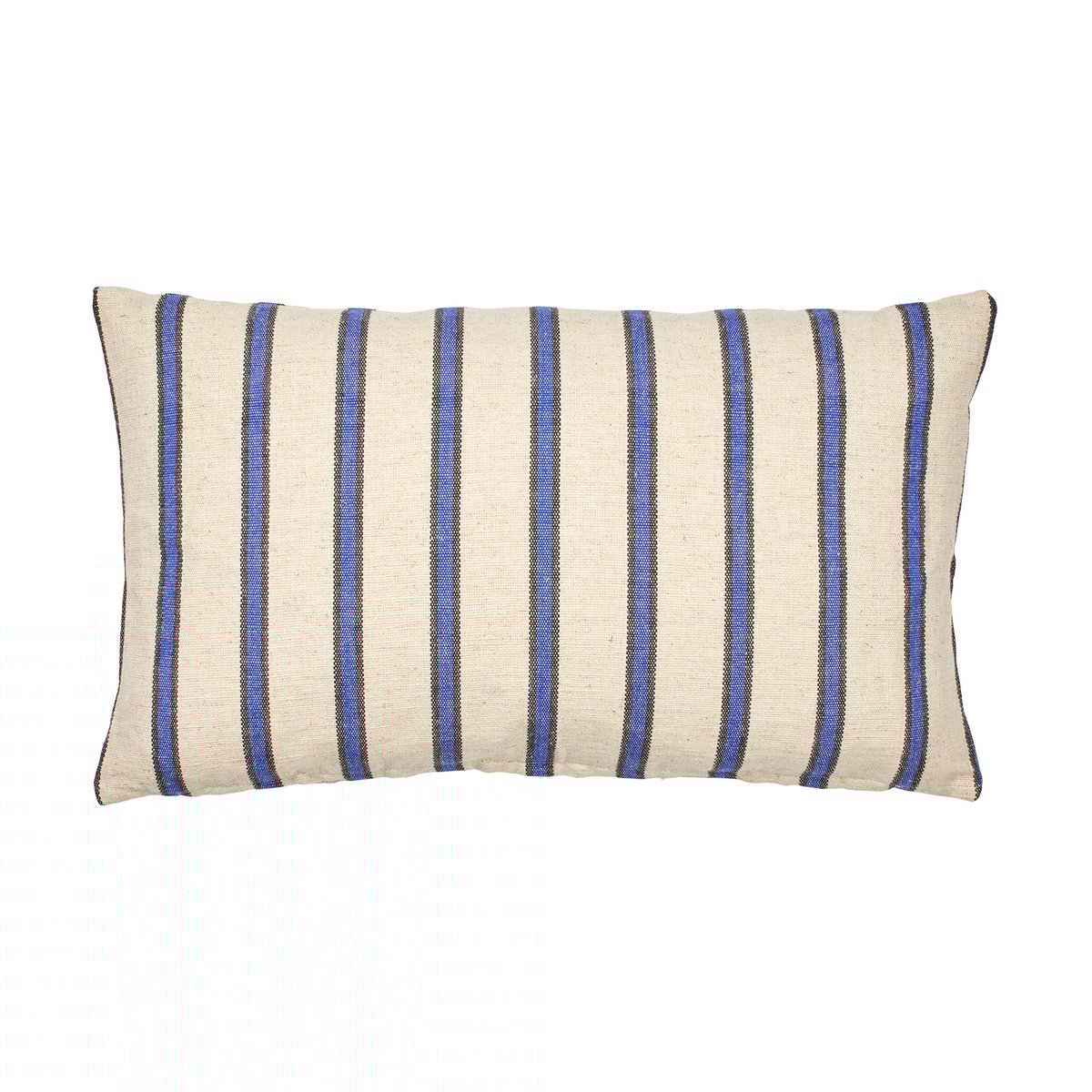 Bilde av Broste Copenhagen Dagmar putetrekk 30x50 cm Off white-intense blue
