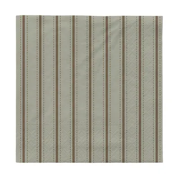 Dolly papirsservietter 33x33 cm 20-pk - Desert sage-dark green - Broste Copenhagen