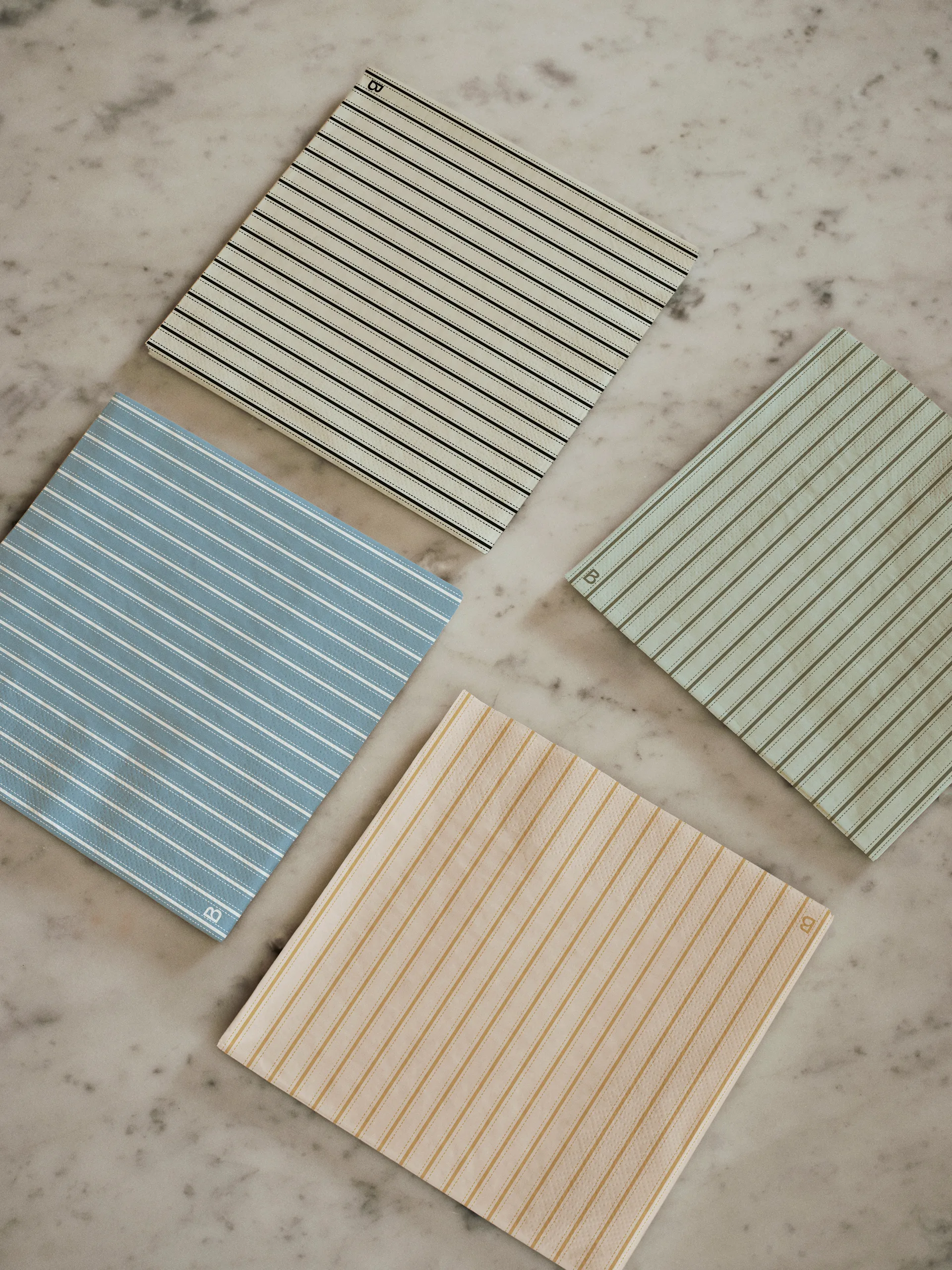 Dolly papirsservietter 33x33 cm 20-pk, Desert sage-dark green Broste Copenhagen