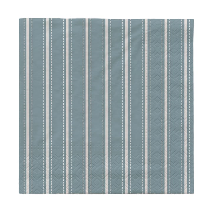 Dolly papirsservietter 33x33 cm 20-pk - Light blue-white - Broste Copenhagen