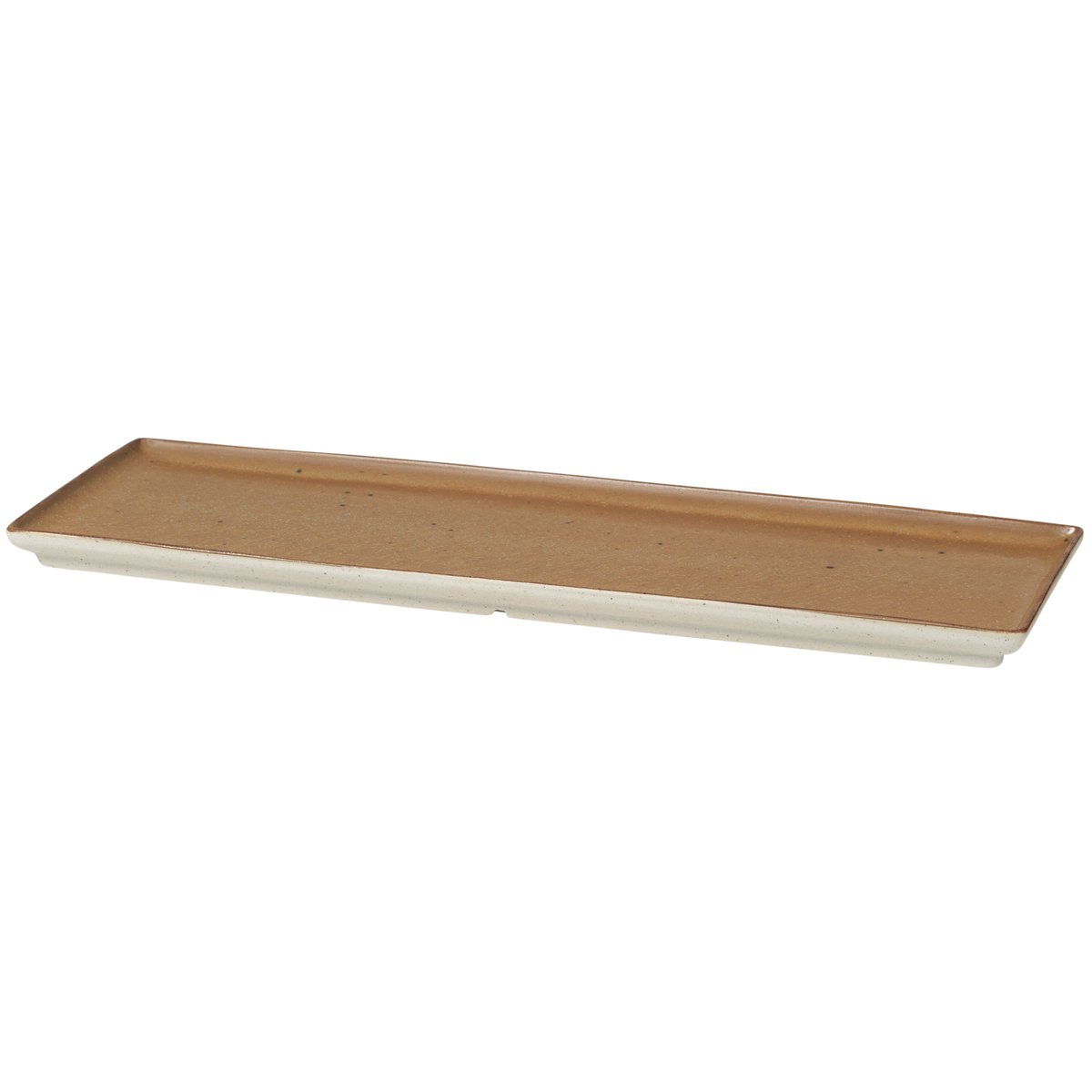 Broste Copenhagen Eli tallerken 12x34 cm Caramel brown
