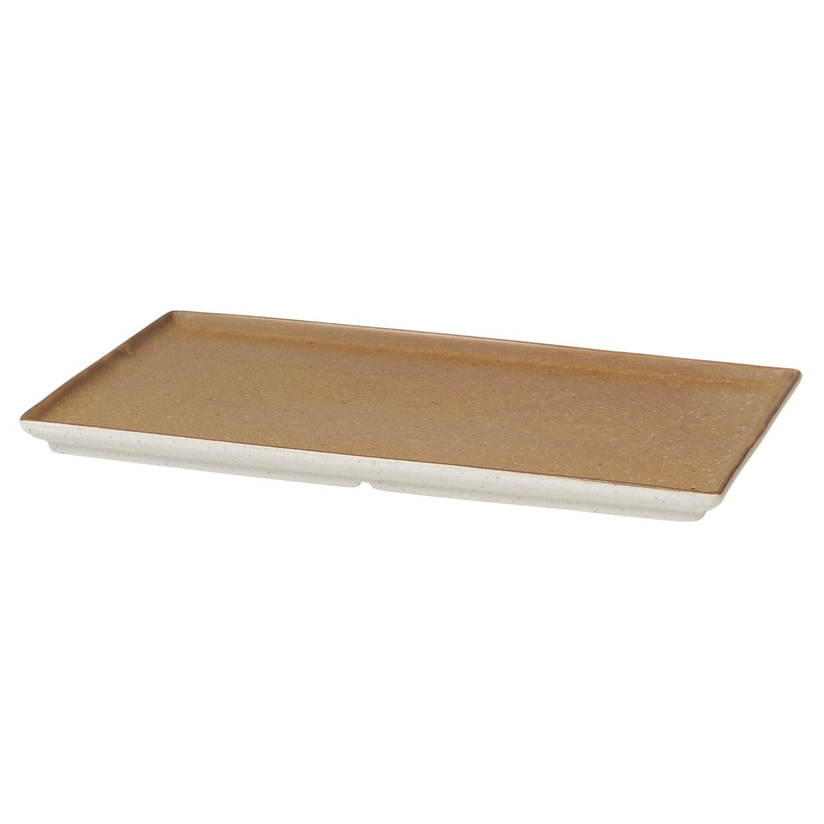 Broste Copenhagen Eli tallerken 15x26 cm Caramel brown