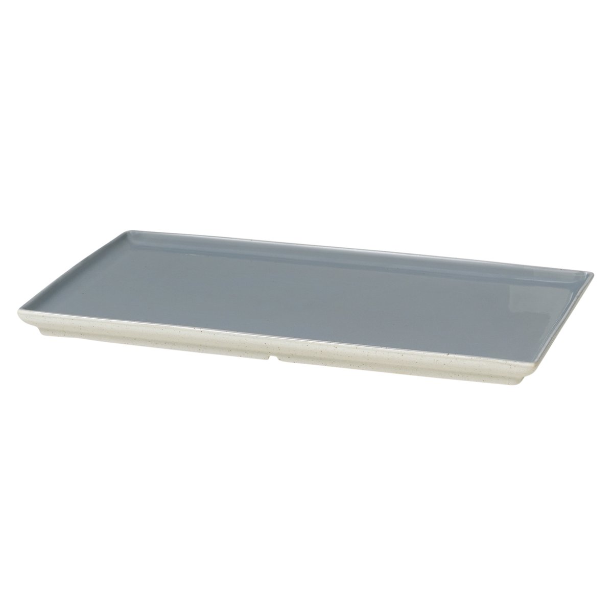 Broste Copenhagen Eli tallerken 15x26 cm Soft blue